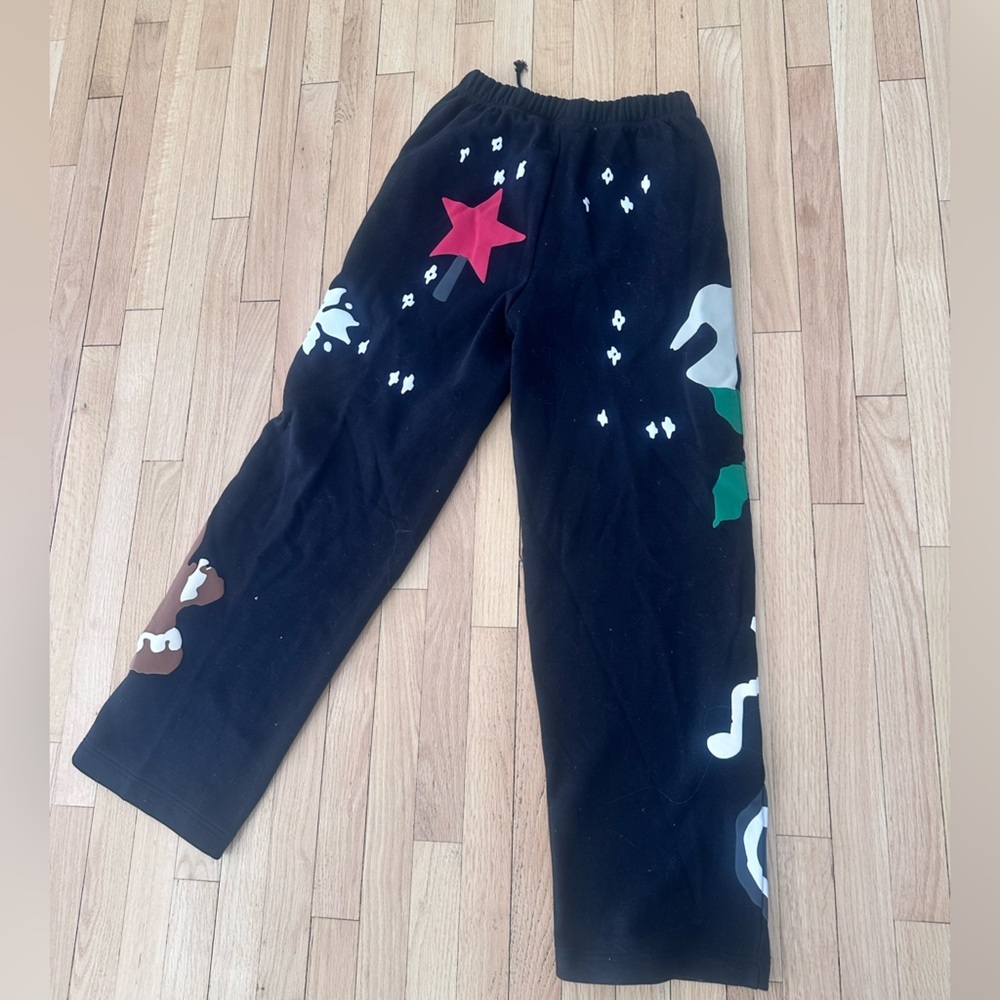 SKIMS X CPFM PRINTED STRAIGHT LEG PANT | Onyx Gingerbread Print - Picture 3 of 6